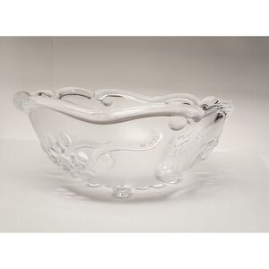 Gorgeous Large Fruits Texture Clear Plastic Bowl 6" Tall x 15" Diameter
